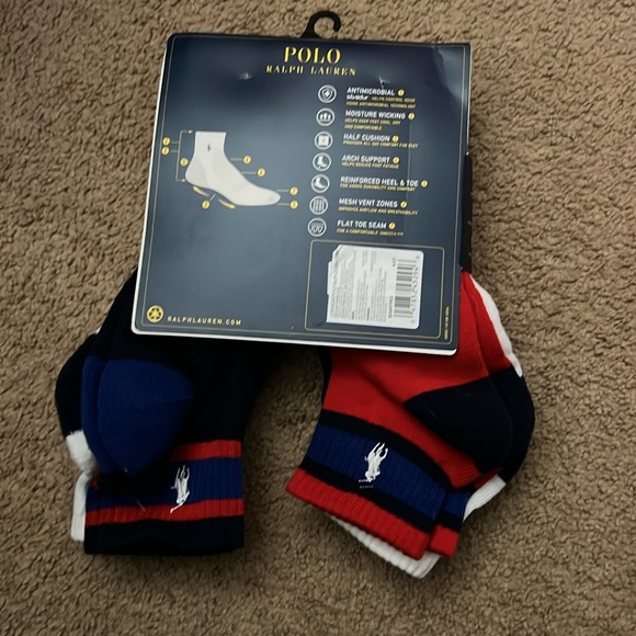 Men’s Polo Ralph Lauren 6 pairs socks - Picture 2 of 3